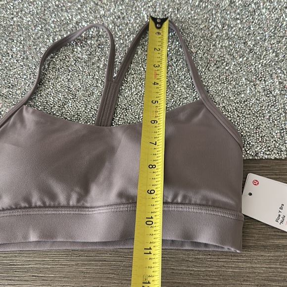 Lululemon Flow Y Bra Long Line Nulu Light Support, B/C CupLunar Rock size 2 - Picture 4 of 6